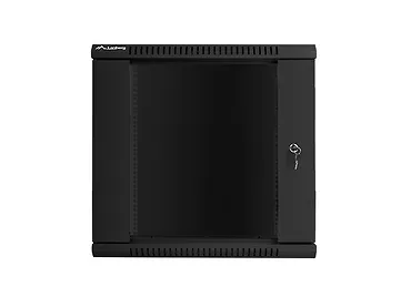 LANBERG Szafa instalacyjna wisząca 19'' 12U 600X600mm czarna (drzwi      szklane)