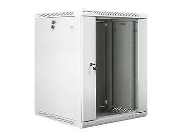 LANBERG Szafa instalacyjna wisząca 19'' 15U 600X600mm szara (drzwi       szklane)
