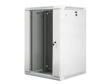 LANBERG Szafa instalacyjna wisząca 19'' 18U 600X600mm szara (drzwi       szklane)