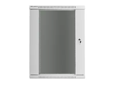 LANBERG Szafa instalacyjna wisząca 19'' 18U 600X600mm szara (drzwi       szklane)