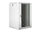 LANBERG Szafa instalacyjna wisząca 19'' 18U 600X600mm szara (drzwi       szklane)