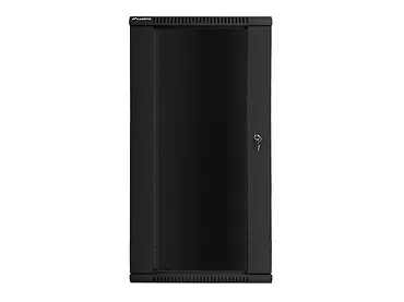 LANBERG Szafa instalacyjna wisząca 19'' 27U 600X600mm czarna (drzwi      szklane)