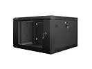 LANBERG Szafa instalacyjna wisząca 19'' 6U 600X600mm czarna (drzwi       szklane)
