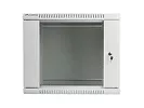 LANBERG Szafa instalacyjna wisząca 19'' 9U 600X450mm szara (drzwi        szklane)