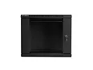 LANBERG Szafa instalacyjna wisząca 19'' 9U 600X600mm czarna (drzwi       szklane)