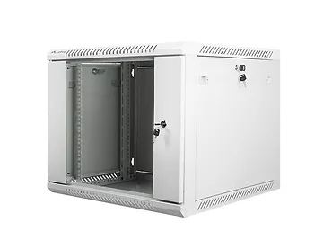 LANBERG Szafa instalacyjna wisząca 19'' 9U 600X600mm szara (drzwi        szklane)