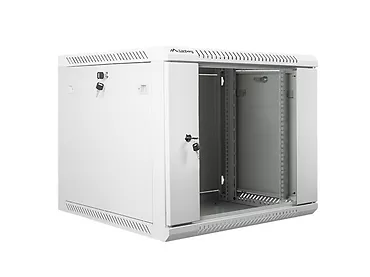 LANBERG Szafa instalacyjna wisząca 19'' 9U 600X600mm szara (drzwi        szklane)