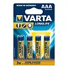 Baterie alkaliczne  R3(AAA)4szt. longlife