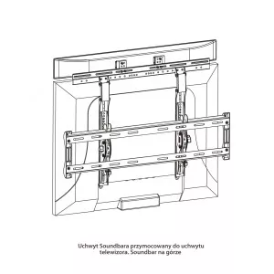 Uchwyt na głośnik soundbar G-03