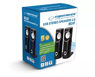 Głośniki 2.0 Esperanza Beat USB