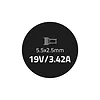 Qoltec Zasilacz do laptopa 65W | 19V | 3.42A | 5.5*2.5
