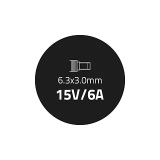 Zasilacz do Toshiba 90W | 15V | 6A | 6.3*3.0