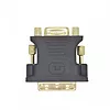 Adapter DVI M - VGA F pozłacany, 24+5/15 pin
