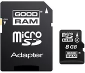 Karta MicroSD GoodRam 8GB + Adapter