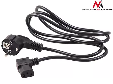 Kabel zasilający kątowy 3 pin 3M wtyk EU MCTV-803