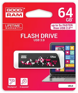 GOODRAM CL!CK  64GB USB 3.0 Black