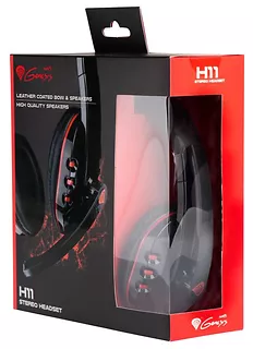 NATEC Słuchawki z mikrofonem GENESIS H11 GAMING