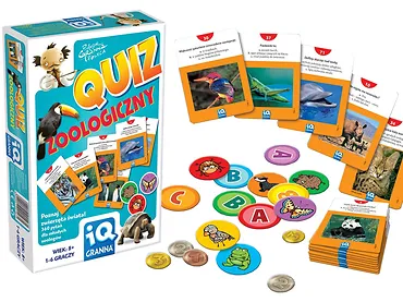 Granna Gra Quiz zoologiczny 8+