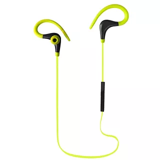 Słuchawki BT z mikrofonem ART AP-BX61 limonkowe sport (EARHOOK)