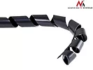 Maclean Osłona maskująca na kable MCTV-684 B (5*6mm) 3m czarna spirala