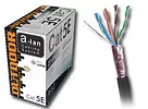 A-LAN FTP drut 4x2 kat 5e zew 305m PVC