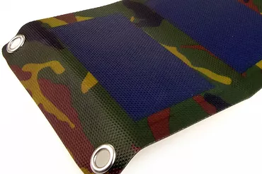 SUNEN PowerNeed - Elastyczna ładowarka solarna 3W, USB 5V, 0.6A, kamuflaż
