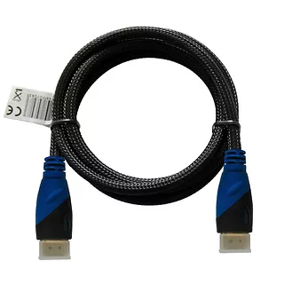 SAVIO CL-07 Kabel HDMI oplot nylon złoty v1.4 3D, 4Kx2K, 3m