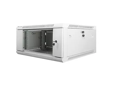 LANBERG Szafa instalacyjna wisząca 19'' 4U 600X600mm szara (drzwi        szklane)