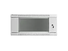 LANBERG Szafa instalacyjna wisząca 19'' 4U 600X600mm szara (drzwi        szklane)