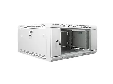 LANBERG Szafa instalacyjna wisząca 19'' 4U 600X600mm szara (drzwi        szklane)