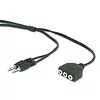 Gembird Przedłużacz 2xJack(M)3,5mm->3xJack(F)3,5mm