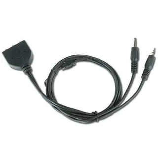 Gembird Przedłużacz 2xJack(M)3,5mm->3xJack(F)3,5mm