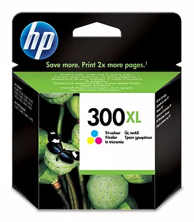 Oryginalny tusz wkład HP 300 Kolor XL CC644EE