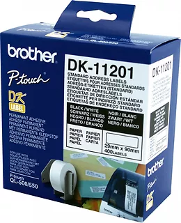 Brother Etykieta QL500 29x90 400 szt DK11201