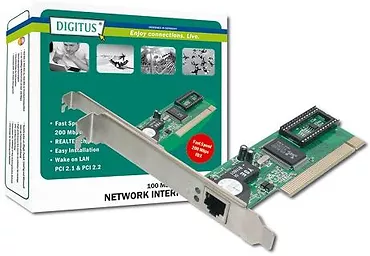 Karta sieciowa PCI 10/100 Mbps, 32-bit , Realtek 8139D