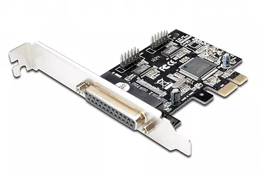 Digitus Kontroler PCI-Express 2xserial DB9 COM RS232, 1xparallel DB25 LPT