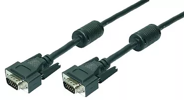 Kabel danych m/m VGA 2x Ferryt, 5m