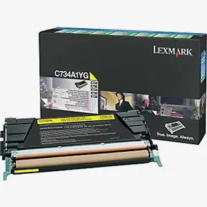 Toner Optra C73x/X73x Yellow 6K C734A1YG