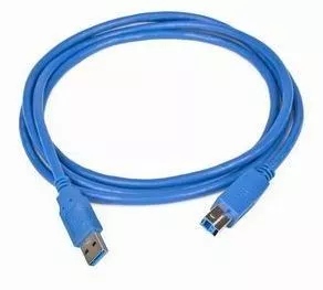 Kabel USB 3.0 typu AB AM-BM  3m niebieski