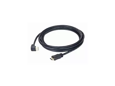 Kabel HDMI-HDMI v1.4 3D TV High Speed Ethernet  3M kątowy 90'' (pozłacane końcówki)