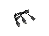 Przedluzacz USB 2.0 typu AMX2-AF 0.9M czarny