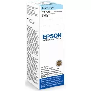 Epson Tusz T6735 Light CYAN 70ml butelka do L800