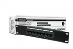 Digitus Patch panel  10'' UTP, 8 portowy RJ-45 kat. 5e 1U, LSA (kompletny)