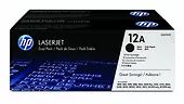 HP 12A zestaw 2 oryginalnych wkładów z czarnym tonerem LaserJet Q2612AD