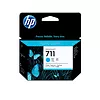 HP Inc. Tusz 711 29ml Cyan 3-Pack CZ134A