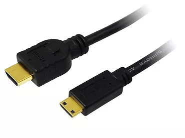 Kabel HDMI - mini HDMI dl.1,5m pozłacany