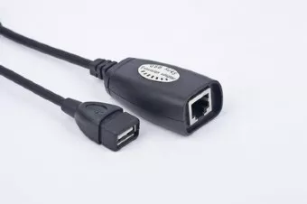 Przedłużacz USB 2.0 USB(AM)->LAN->USB(AF) 30M