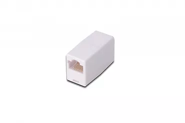 Adapter 2 x gniazdo RJ45 Ż/Ż kat.5e