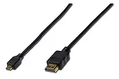 Kabel HDMI Micro Highspeed Ethernet V1.4 3D D/A M/M 2m