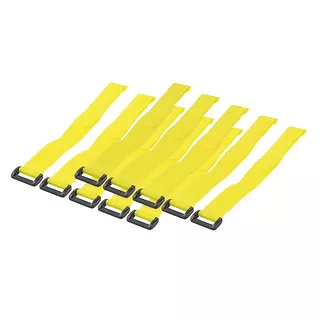 LogiLink Organizator kabli - Pasek, kol. zolty